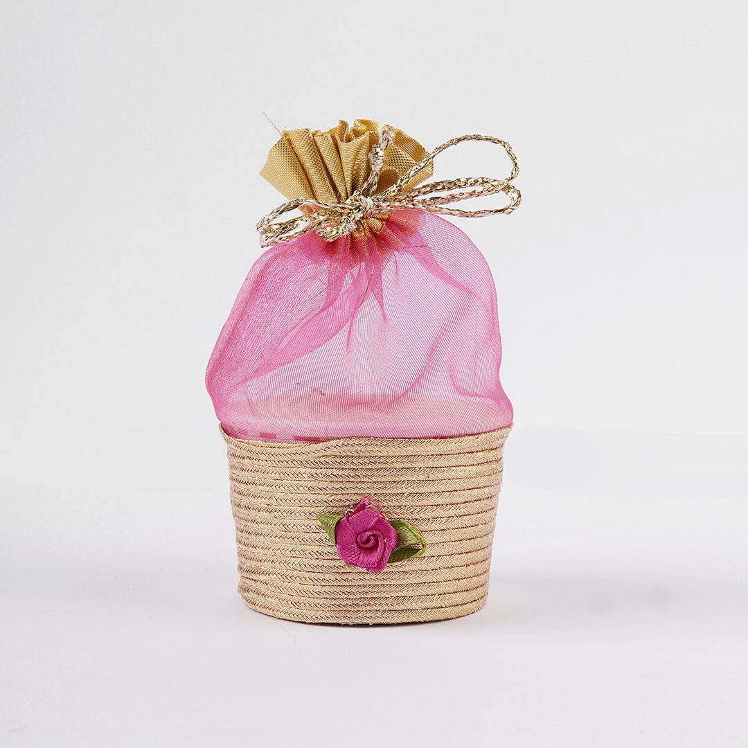 Fancy Cup Organza Pouches - aliakbardecoration