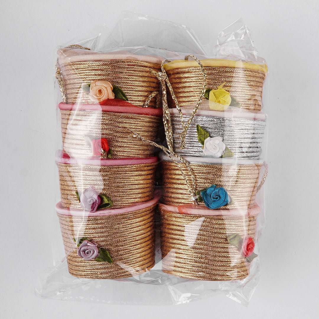 Fancy Cup Organza Pouches - aliakbardecoration