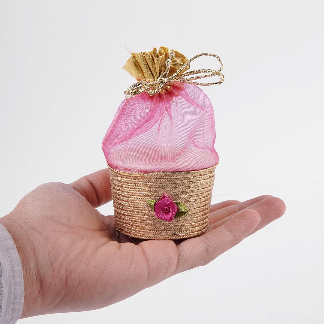 Fancy Cup Organza Pouches - aliakbardecoration