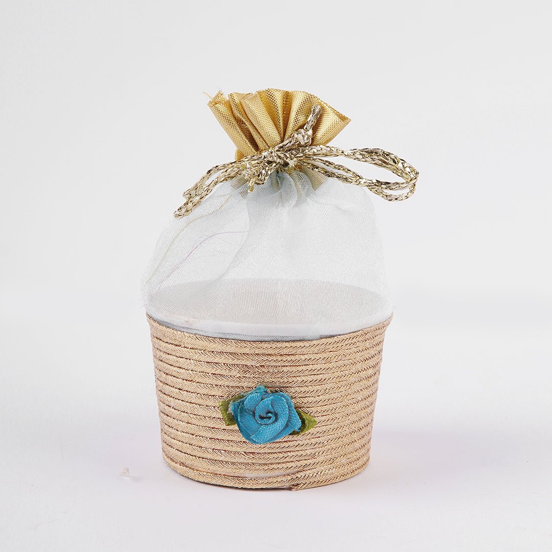 Fancy Cup Organza Pouches - aliakbardecoration