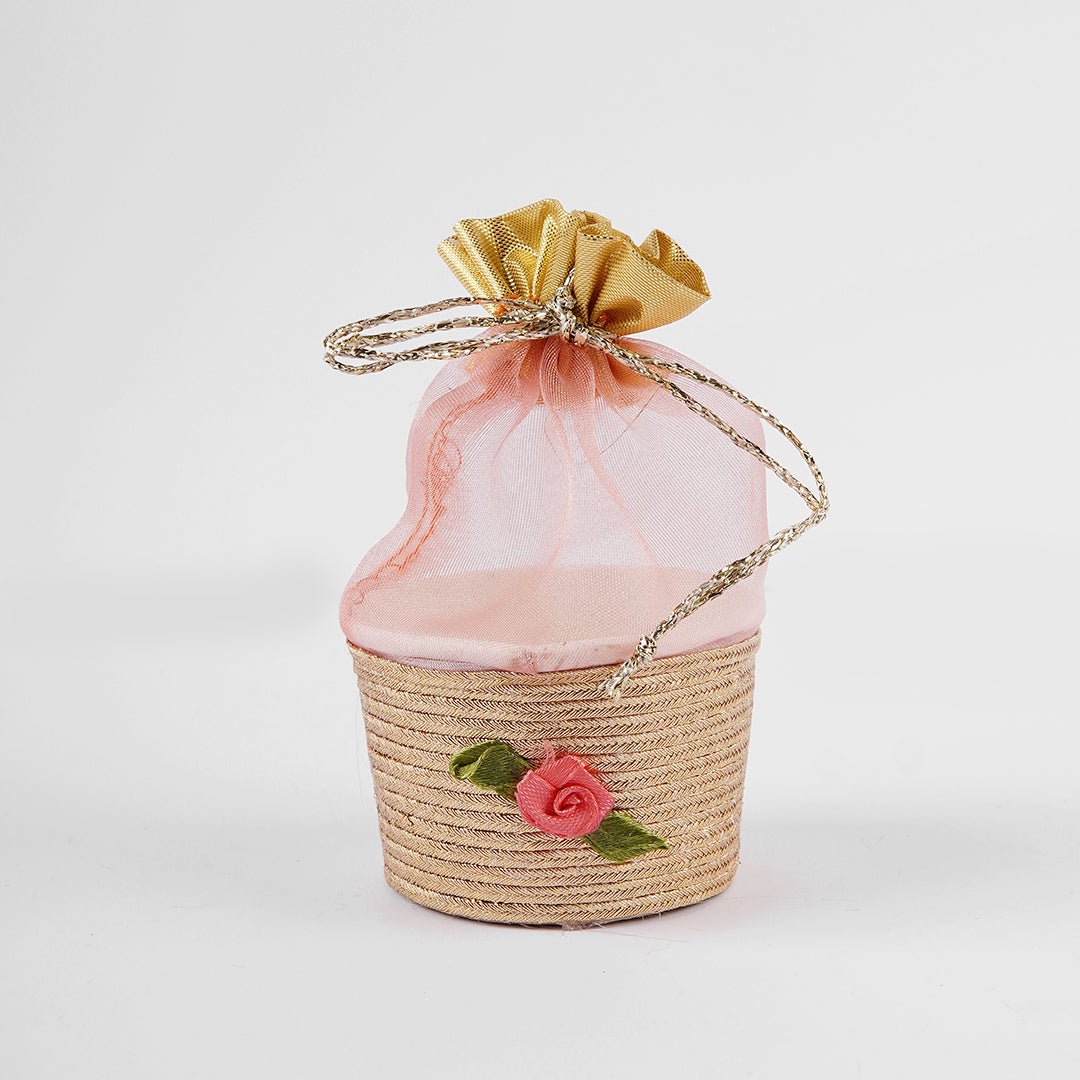 Fancy Cup Organza Pouches - aliakbardecoration
