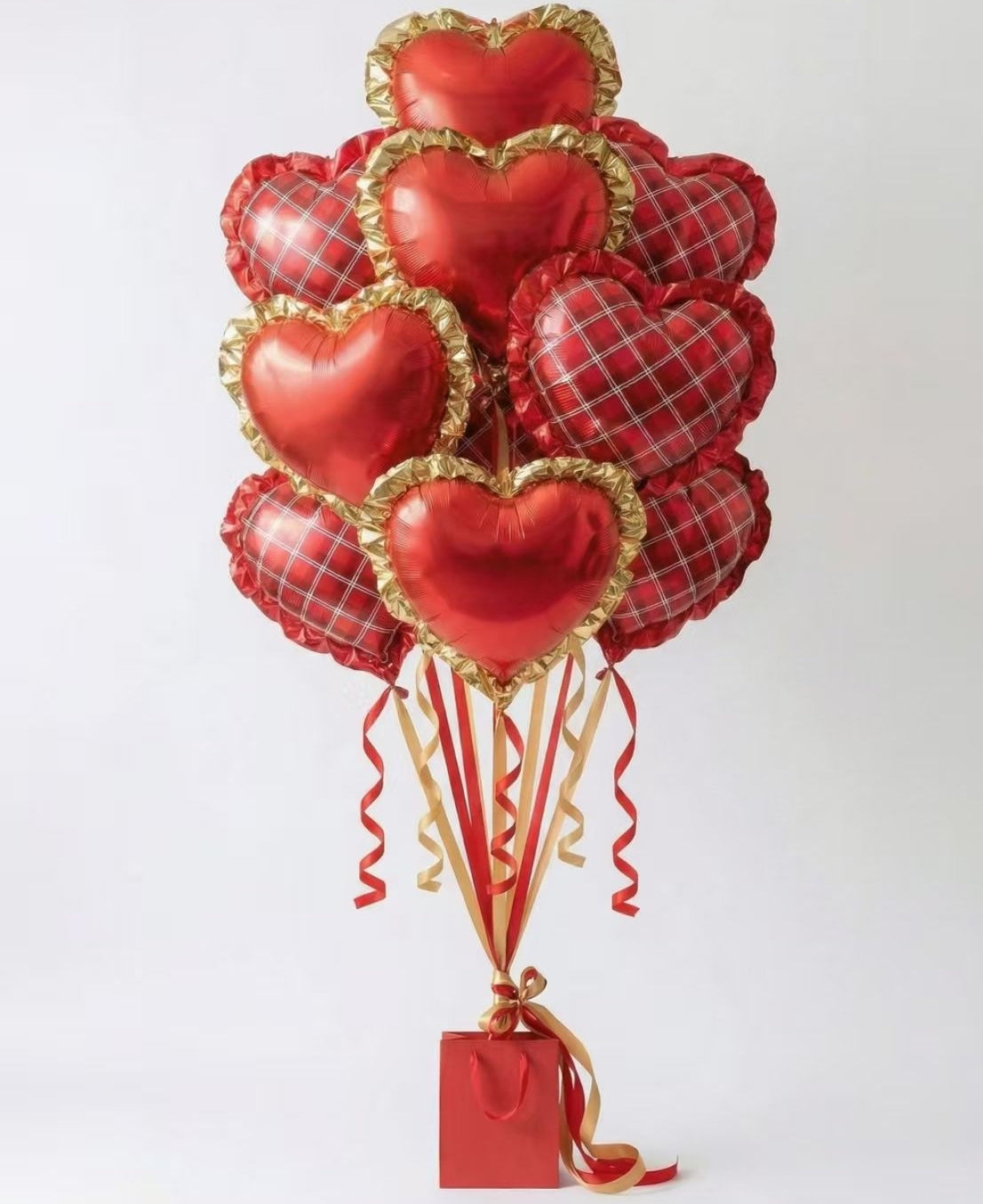 Heart Shape Foil Balloon Set