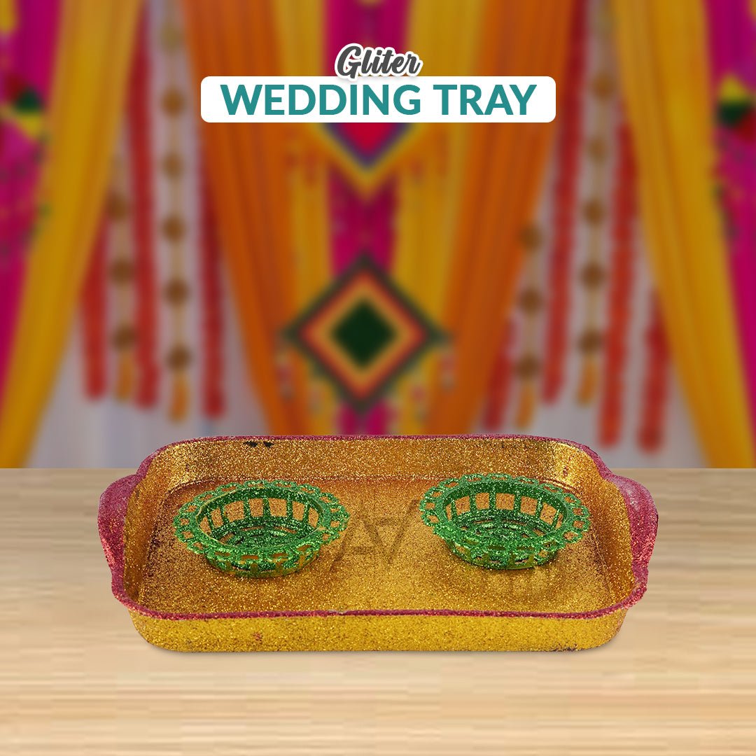 Glitter Wedding Tray - aliakbardecoration