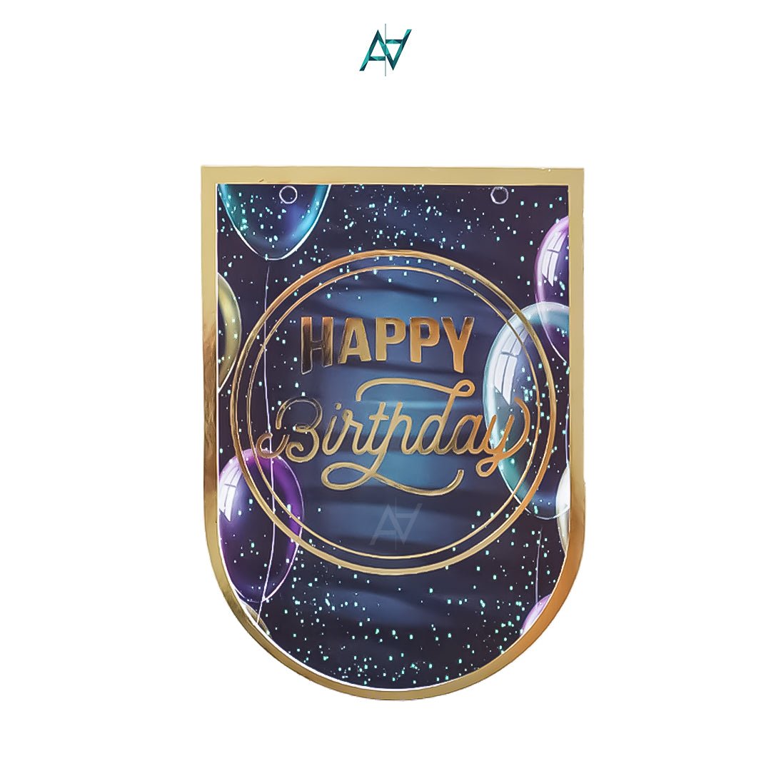 Happy Birthday Bunting Banner - Ali Akbar decorations - aliakbardecoration