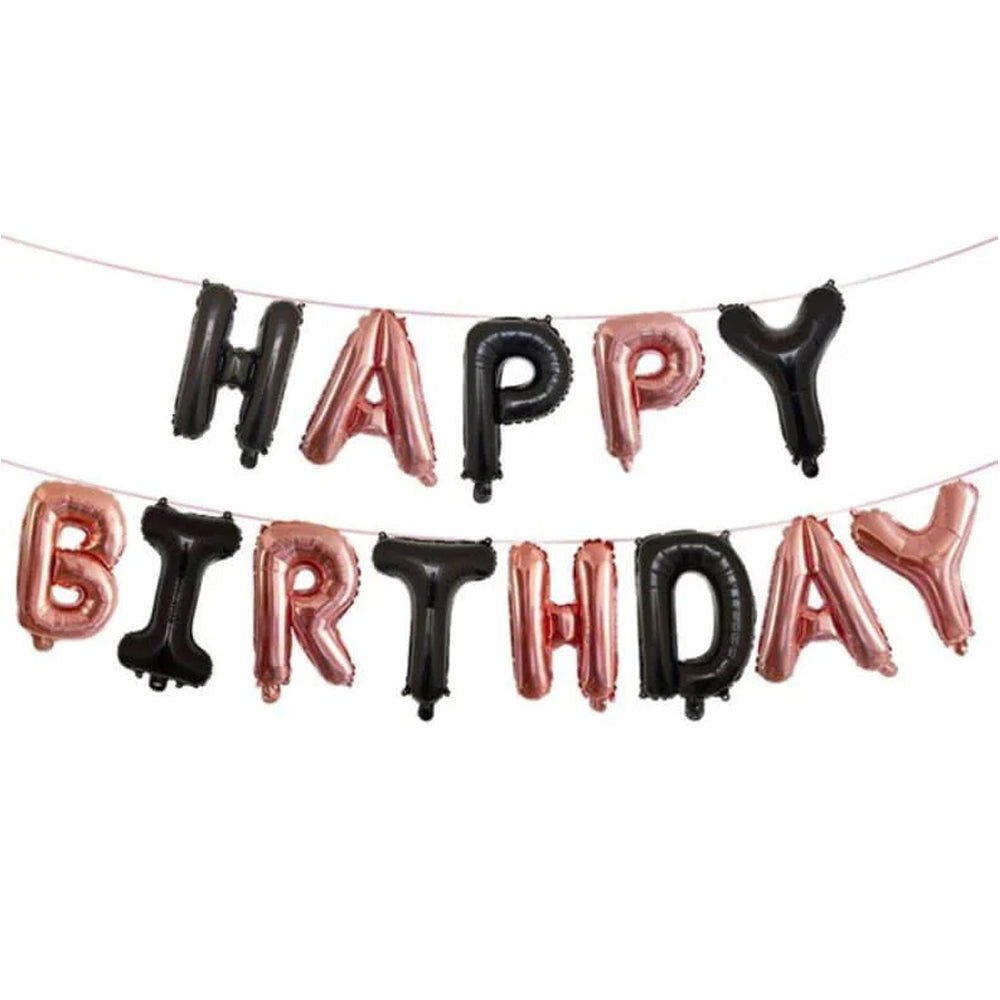 Happy Birthday Foil Balloons - aliakbardecoration