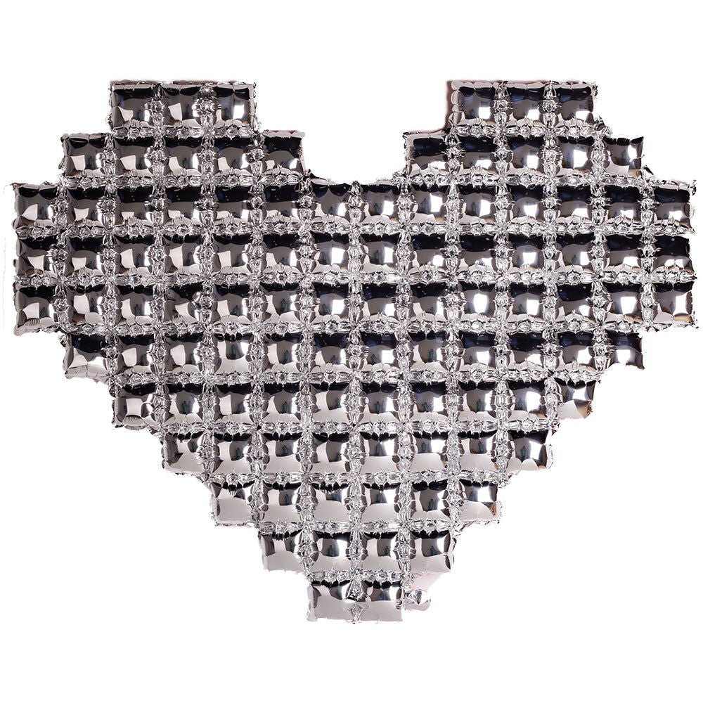 Heart Sequence Foil Balloon - aliakbardecoration