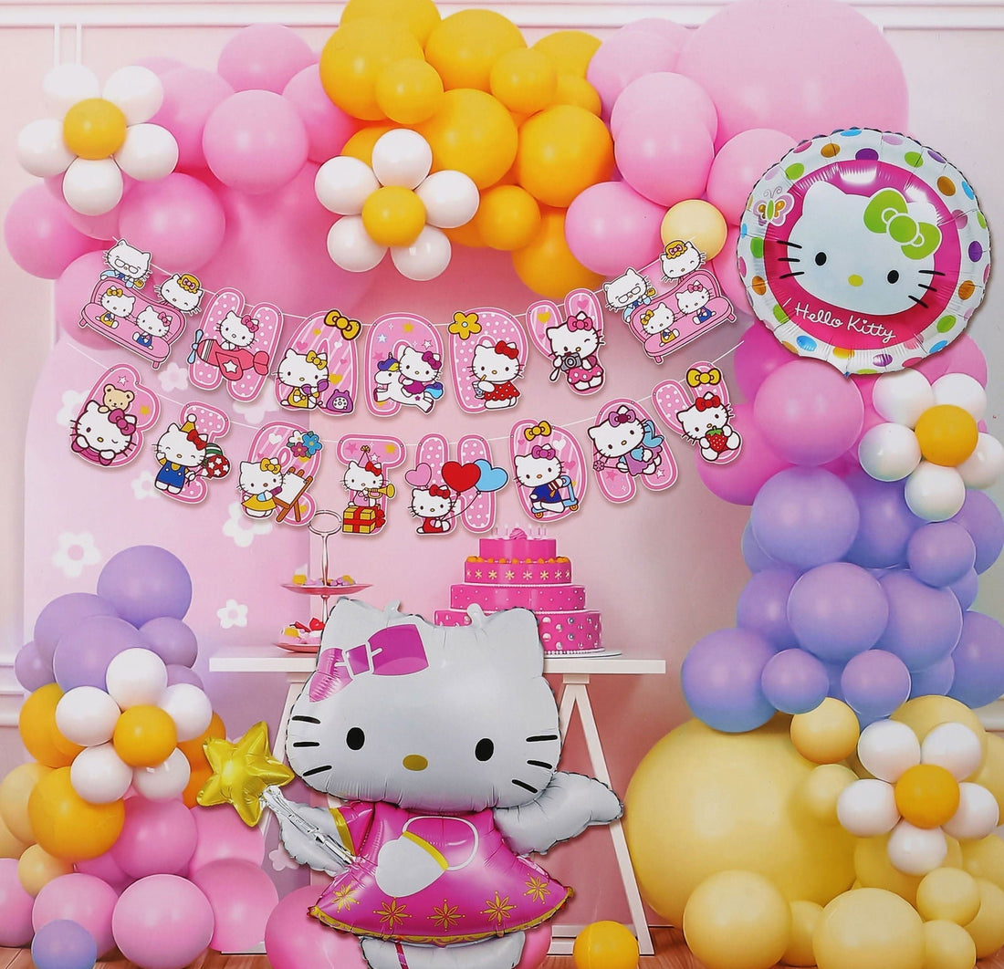 Hello Kitty Theme Balloon Kit - aliakbardecoration