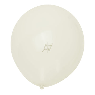 Ivory White latex Balloon - aliakbardecoration