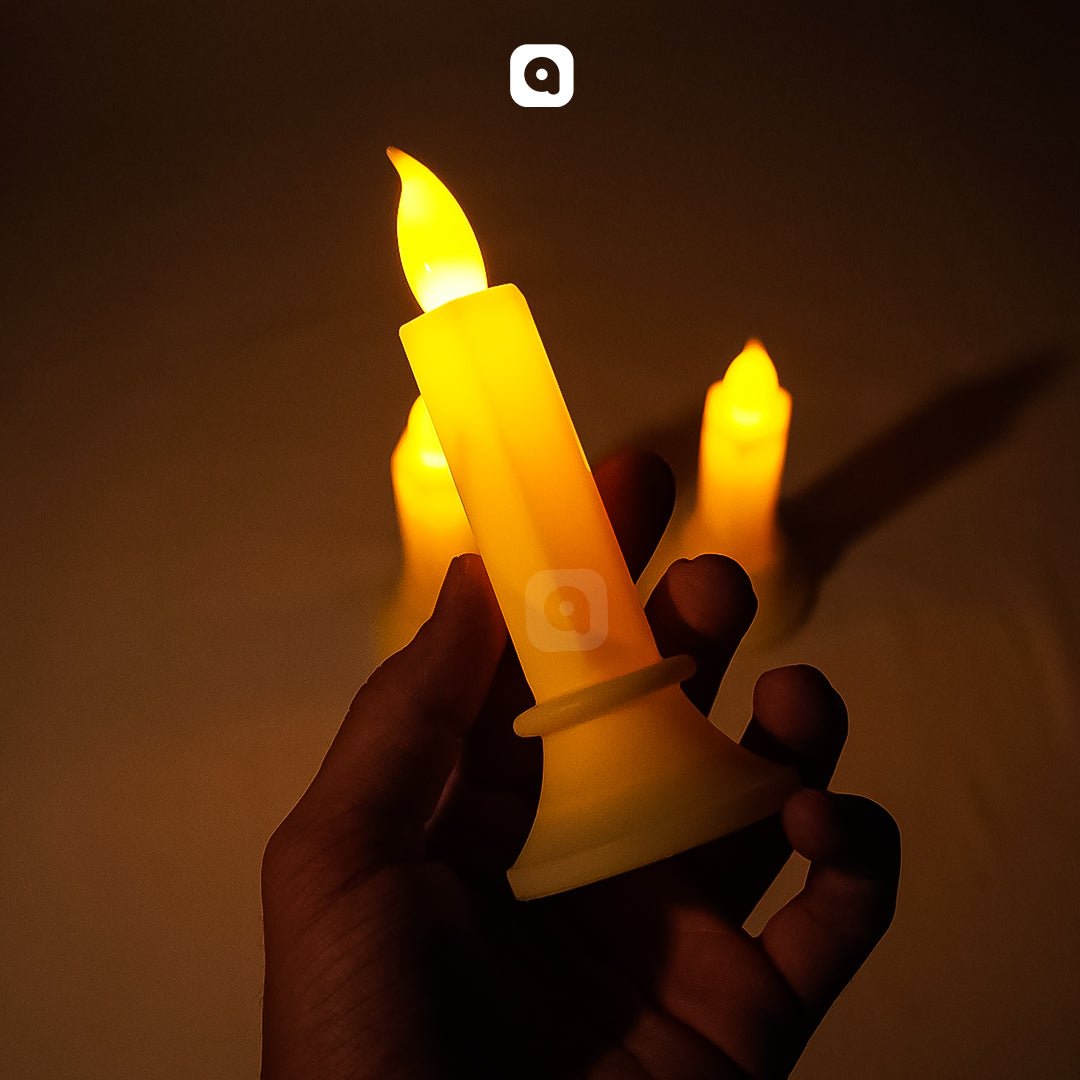 LED Candle Lamps – 12 Pcs Flameless Candle Lights for Home & Events - aliakbardecoration