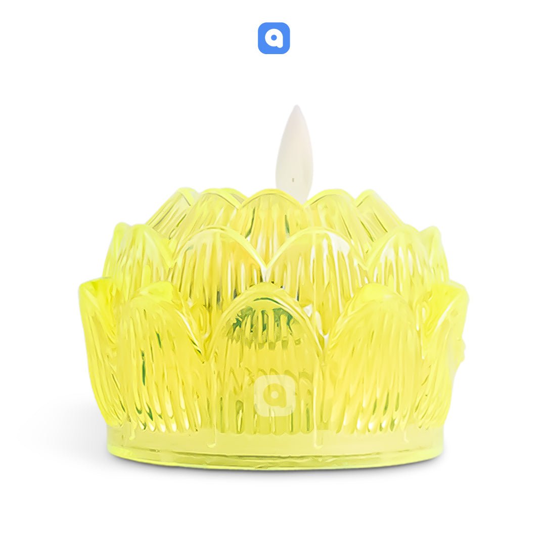 LED Decorative Tea Light Candles – 6 Pcs Colorful Set for Home & Events - aliakbardecoration