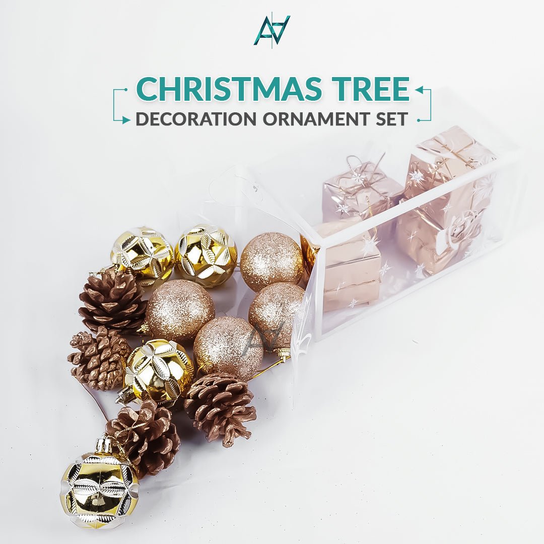 Luxury Christmas Ornament Gift Box – Set of 16 - aliakbardecoration