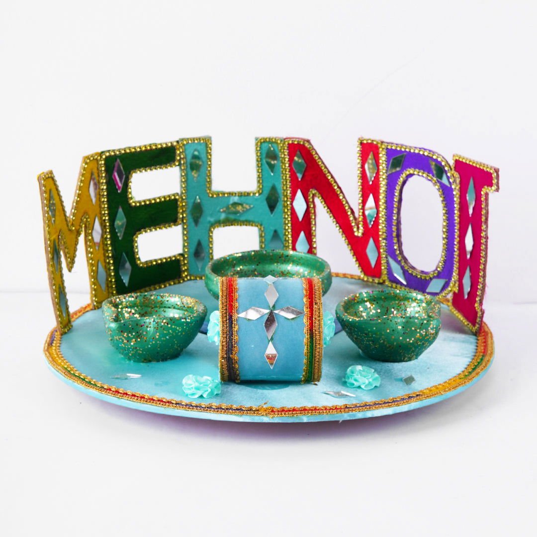 Mehndi Decorate Tray - aliakbardecoration