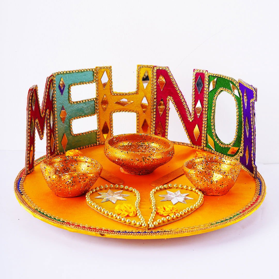 Mehndi Decorate Tray - aliakbardecoration
