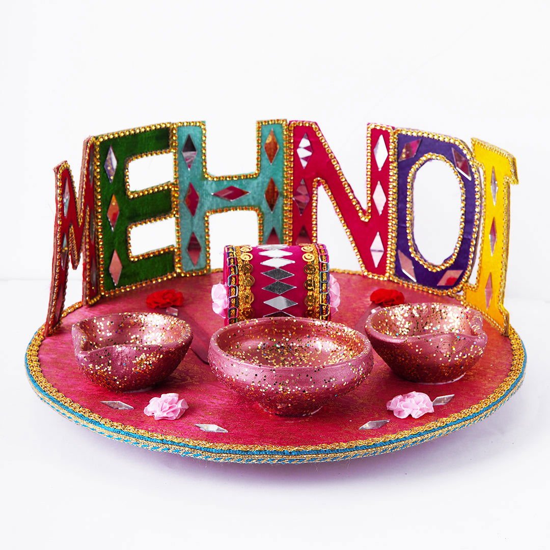 Mehndi Decorate Tray - aliakbardecoration