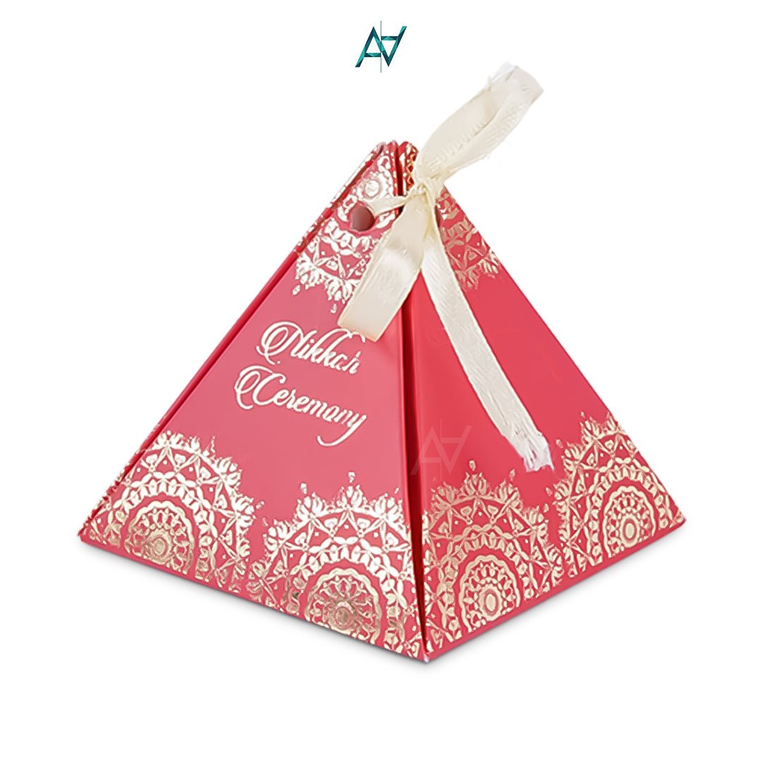 Nikkah Bid Pyramid Pouches - aliakbardecoration