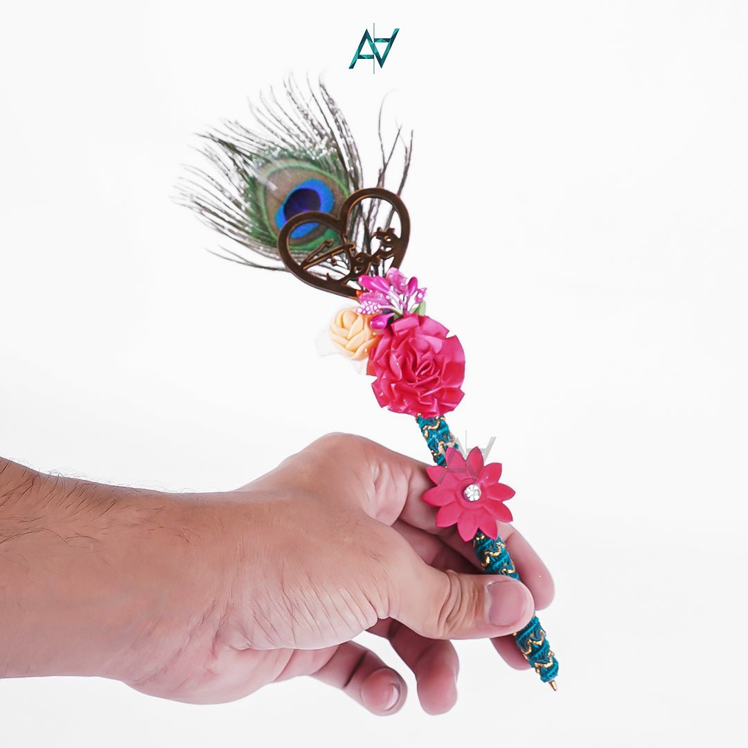 Nikkah Pen for Bride & Groom – Islamic Wedding Signing Pen | Multiple Designs & Colors - aliakbardecoration