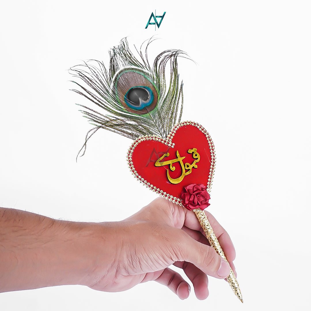 Nikkah Pen for Bride & Groom – Islamic Wedding Signing Pen | Multiple Designs & Colors - aliakbardecoration