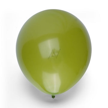 Olive Green latex Balloons - aliakbardecoration