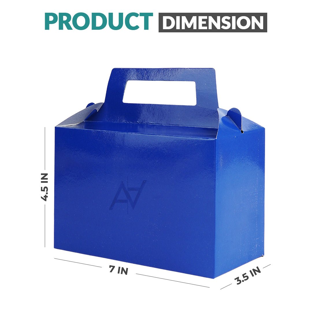 Pack of 10 - Dark blue Goodie Boxes | Perfect for Parties & Events – Ali Akbar Decoration - aliakbardecoration