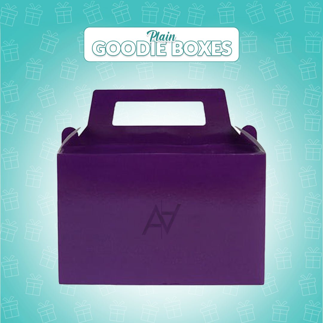 Pack of 10 - Dark purple Goodie Boxes | Perfect for Parties & Events – Ali Akbar Decoration - aliakbardecoration