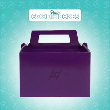 Pack of 10 - Dark purple Goodie Boxes | Perfect for Parties & Events – Ali Akbar Decoration - aliakbardecoration
