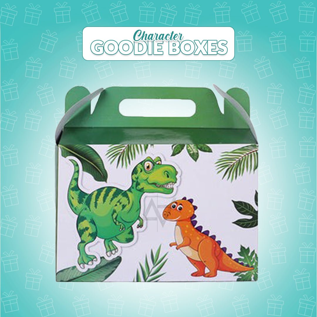 Pack of 10 - Dino Theme Goodie Boxes - Ali Akbar Decoration - aliakbardecoration