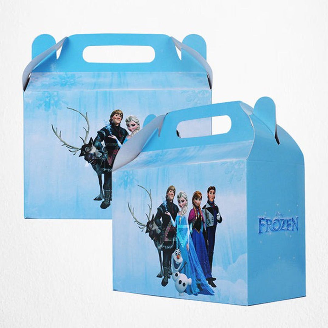 Pack of 10 Frozen Theme Goodie Boxes - Ali Akbar Decoration - aliakbardecoration