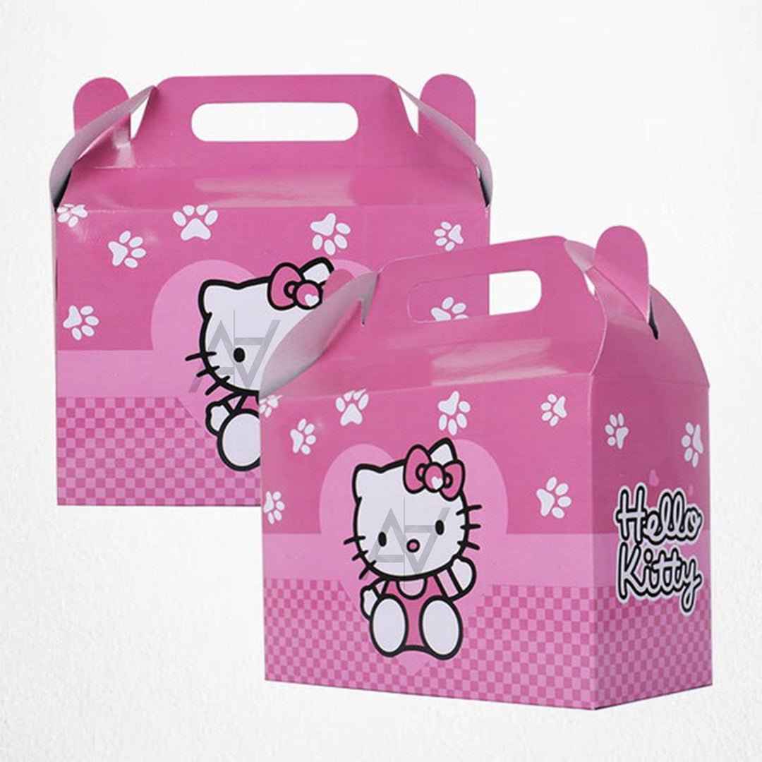 Pack of 10 - Hello Kitty Theme Goodie Boxes - Ali Akbar Decoration - aliakbardecoration