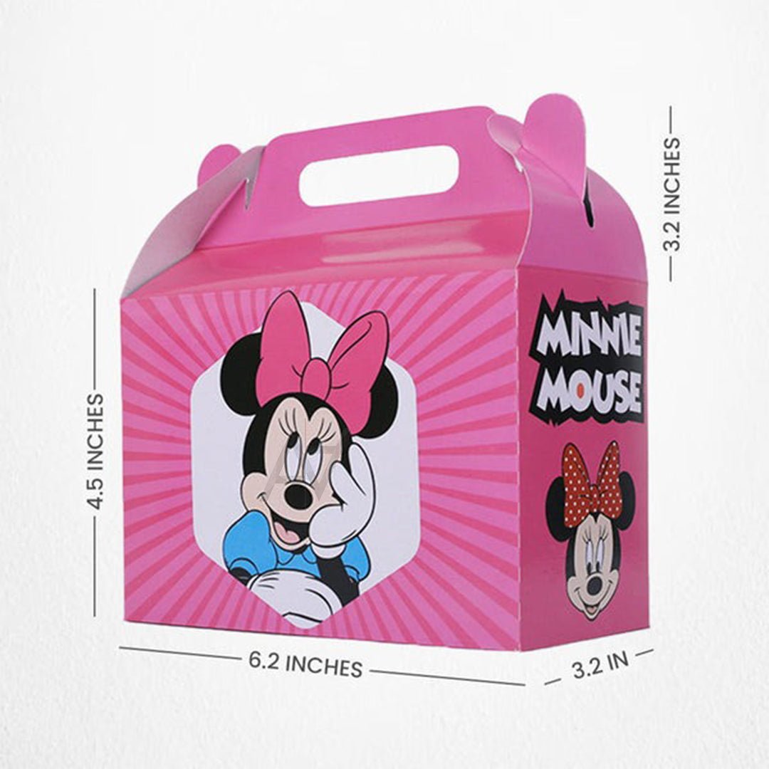 Pack of 10 - Mini Mouse Theme Goodie Boxes - Ali Akbar Decoration - aliakbardecoration