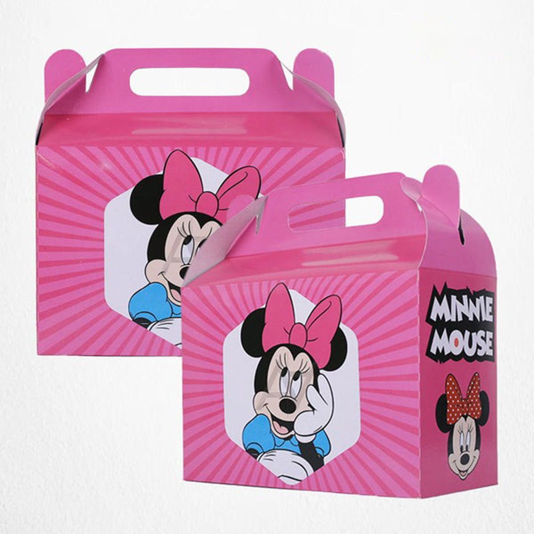 Pack of 10 - Mini Mouse Theme Goodie Boxes - Ali Akbar Decoration - aliakbardecoration