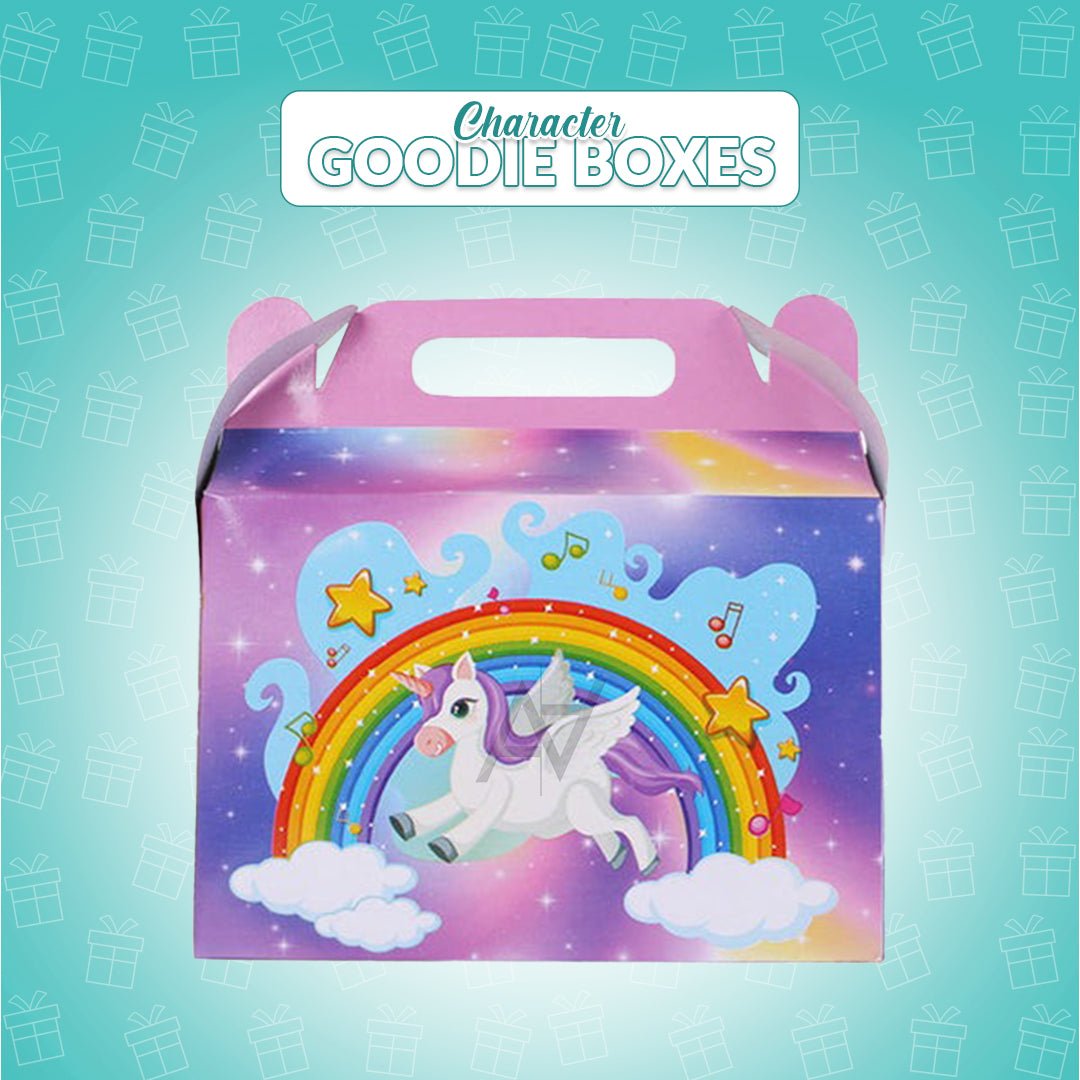 Pack of 10 - Unicorn Theme Goodie Boxes - Ali Akbar Decoration - aliakbardecoration