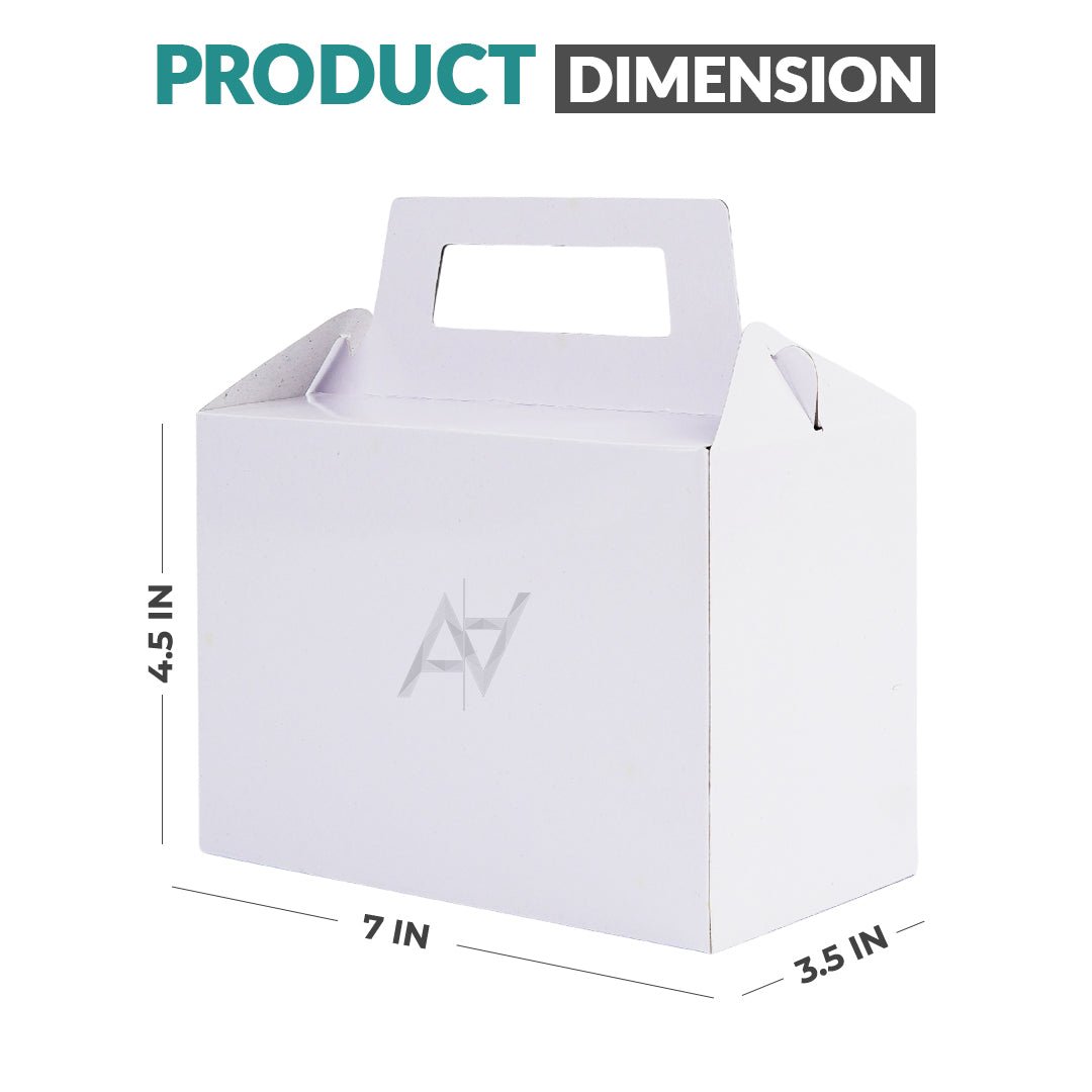 Pack of 10 - White Goodie Boxes | Perfect for Parties & Events – Ali Akbar Decoration - aliakbardecoration