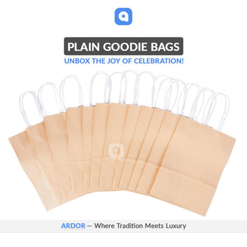 Pack of 12 – Plain Goodie Bags for Parties & Events - aliakbardecoration