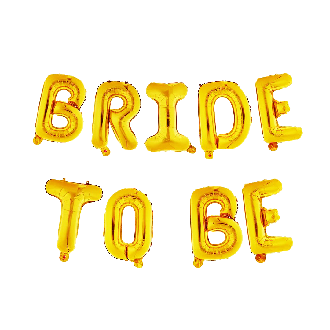 Bride To BE Foil Balloons Set