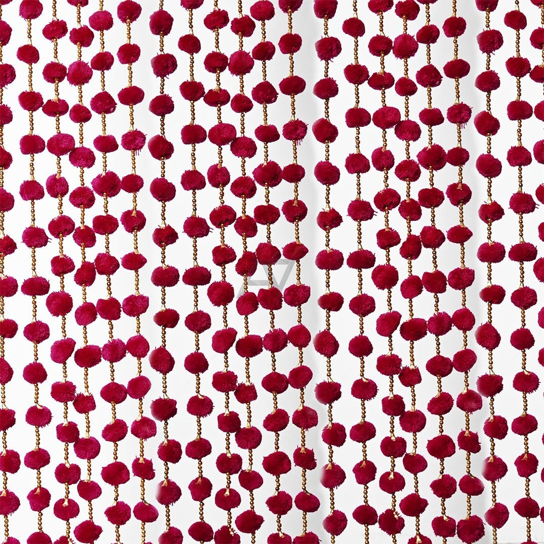 Pom Pom Garland 12 Pcs - aliakbardecoration