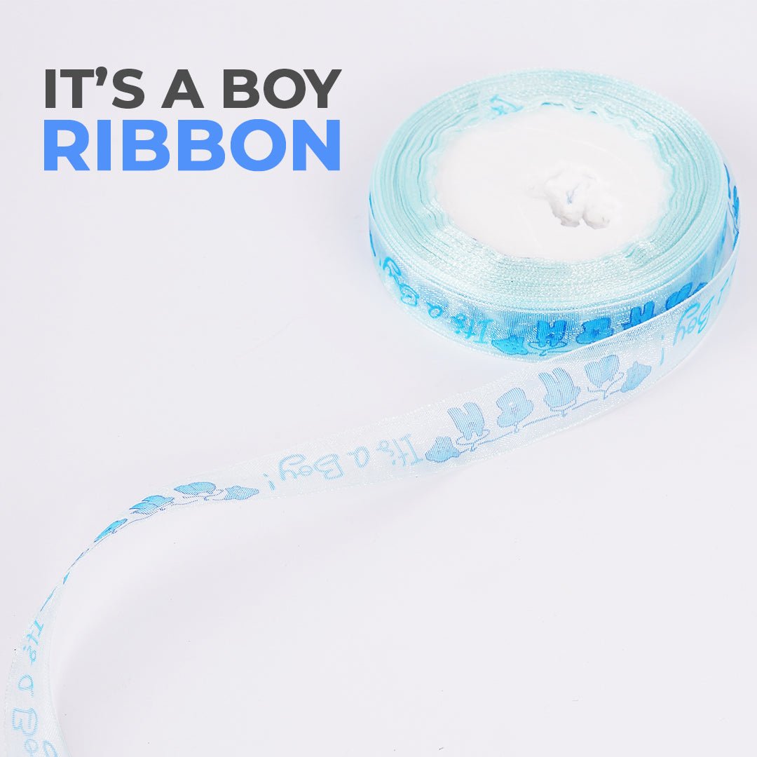 Printed Ribbons Its a Boy 20 Yard - aliakbardecoration