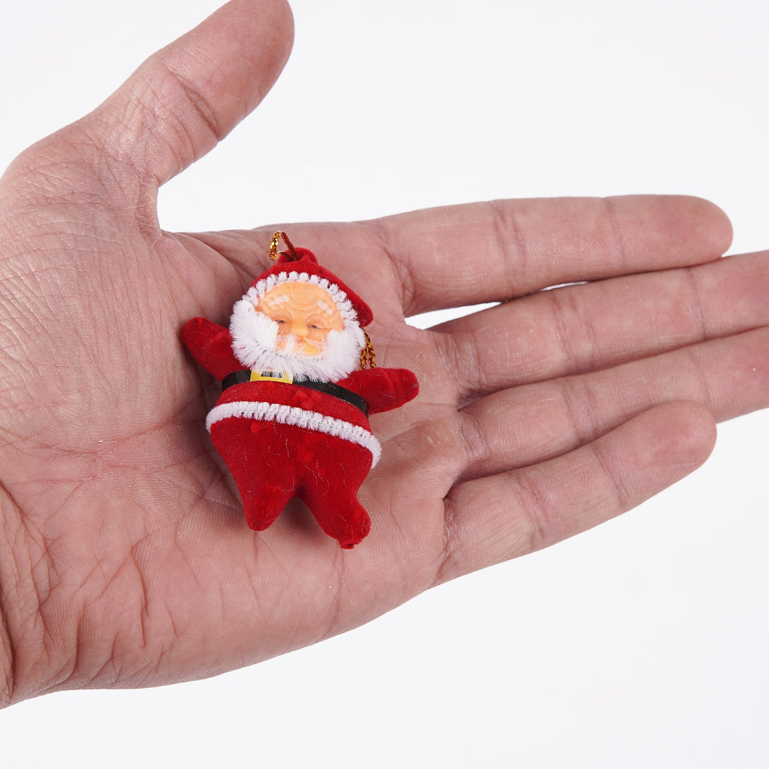 Small Hanging 6 Pcs santa claus For Chistmas Decor