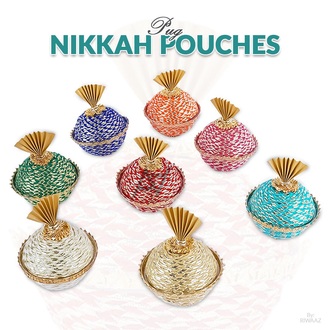 Pug Nikkah Pouches – Traditional Bid & Favor Packaging - aliakbardecoration