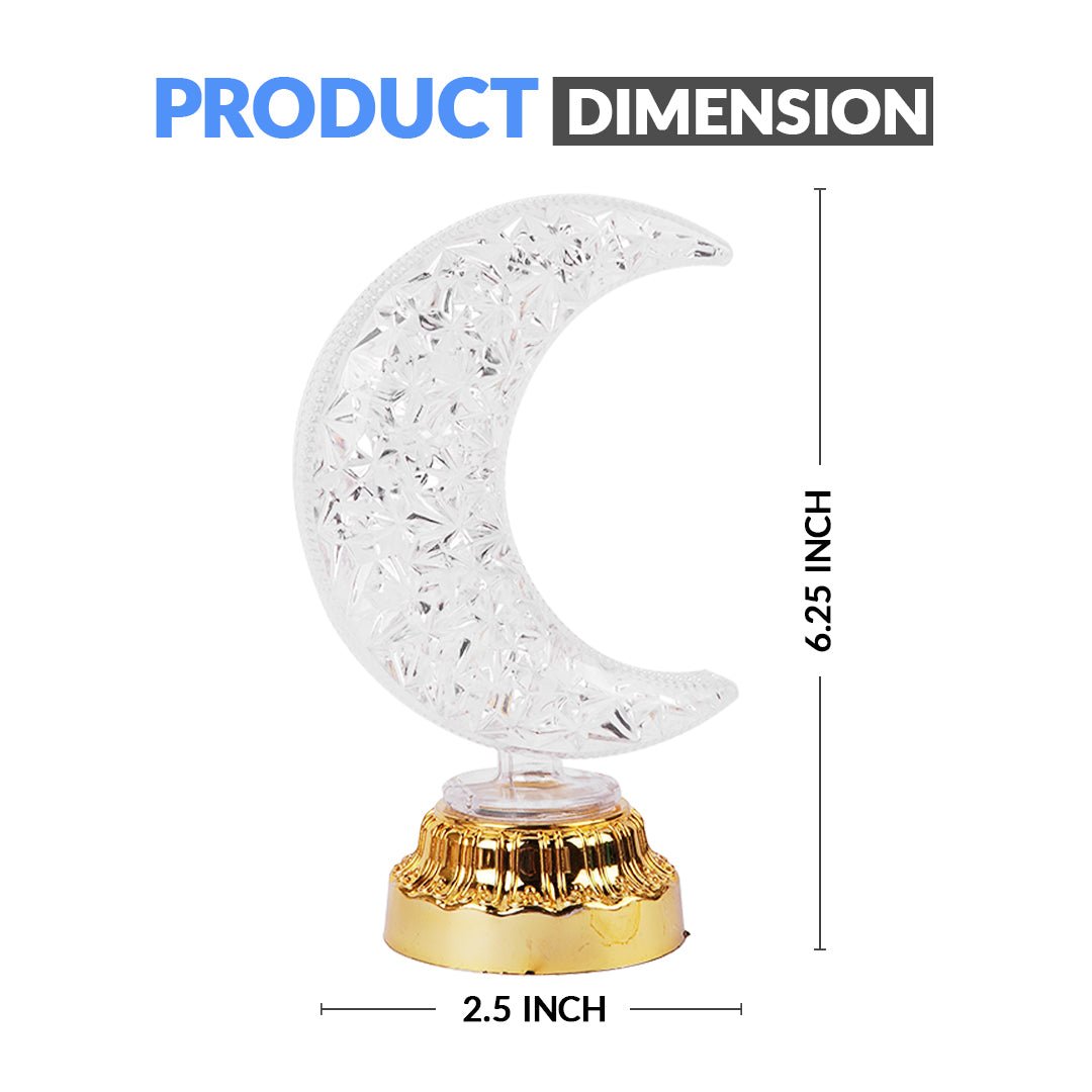 Ramadan Kareem Moon Led Lantern - aliakbardecoration