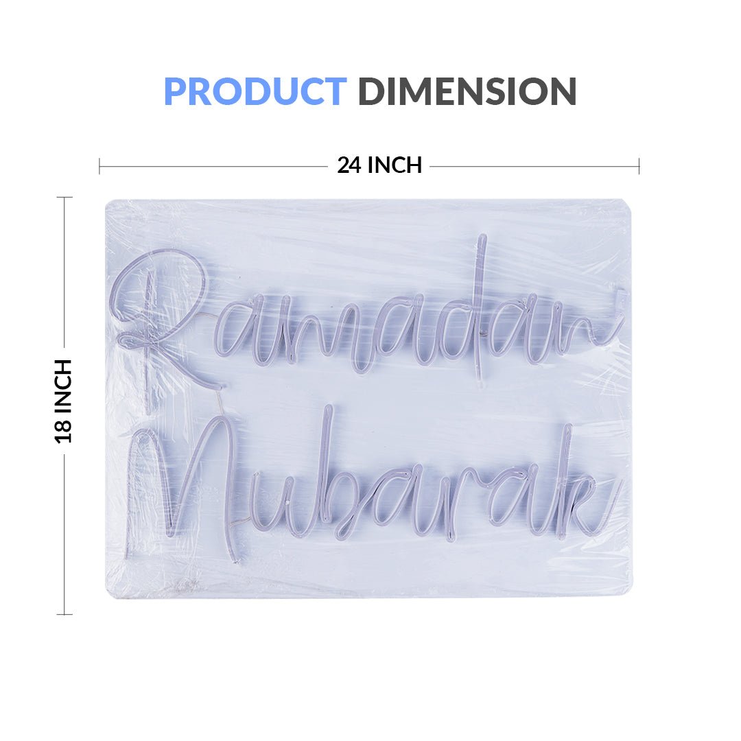 Ramadan Mubarak Neon Sign - aliakbardecoration