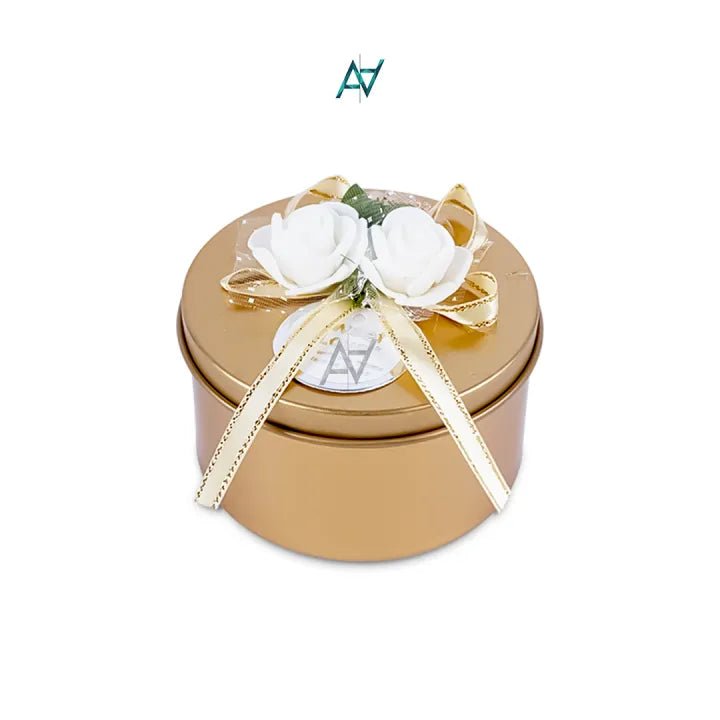 Round Nikkah Tin Boxes – Premium Bid & Favor Boxes - aliakbardecoration