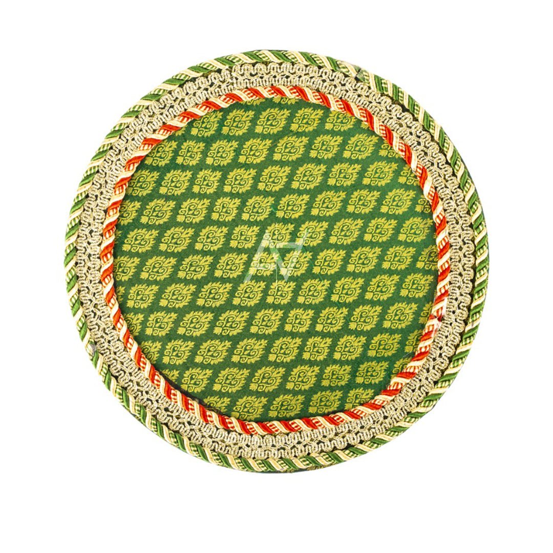 Round Shaped Decorated Tray - aliakbardecoration