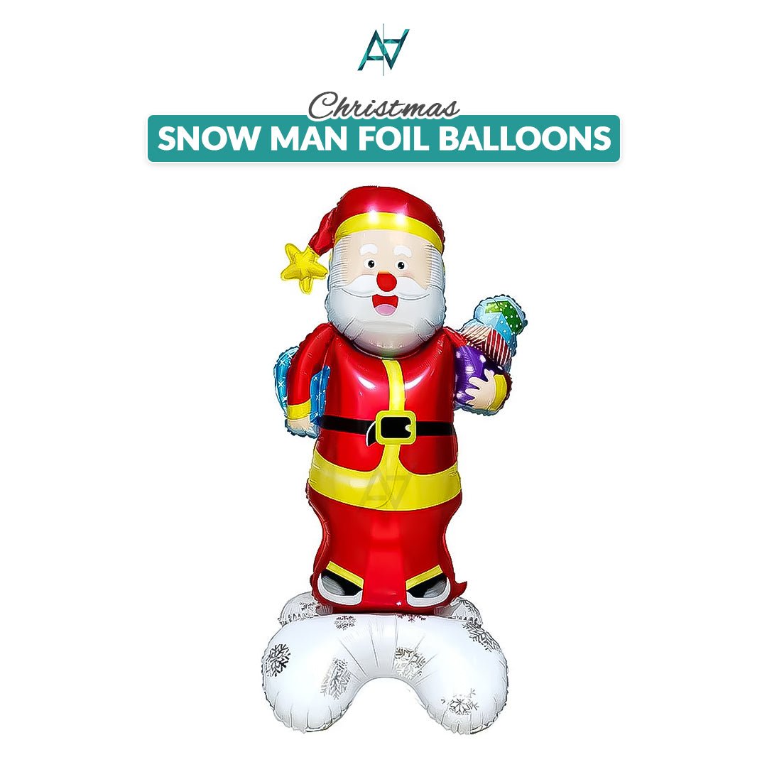 Santa Foil Balloon – Standing Balloon Decoration - aliakbardecoration