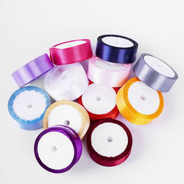 Satin Ribbon Roll – 1 Inch (9 Yards) - aliakbardecoration