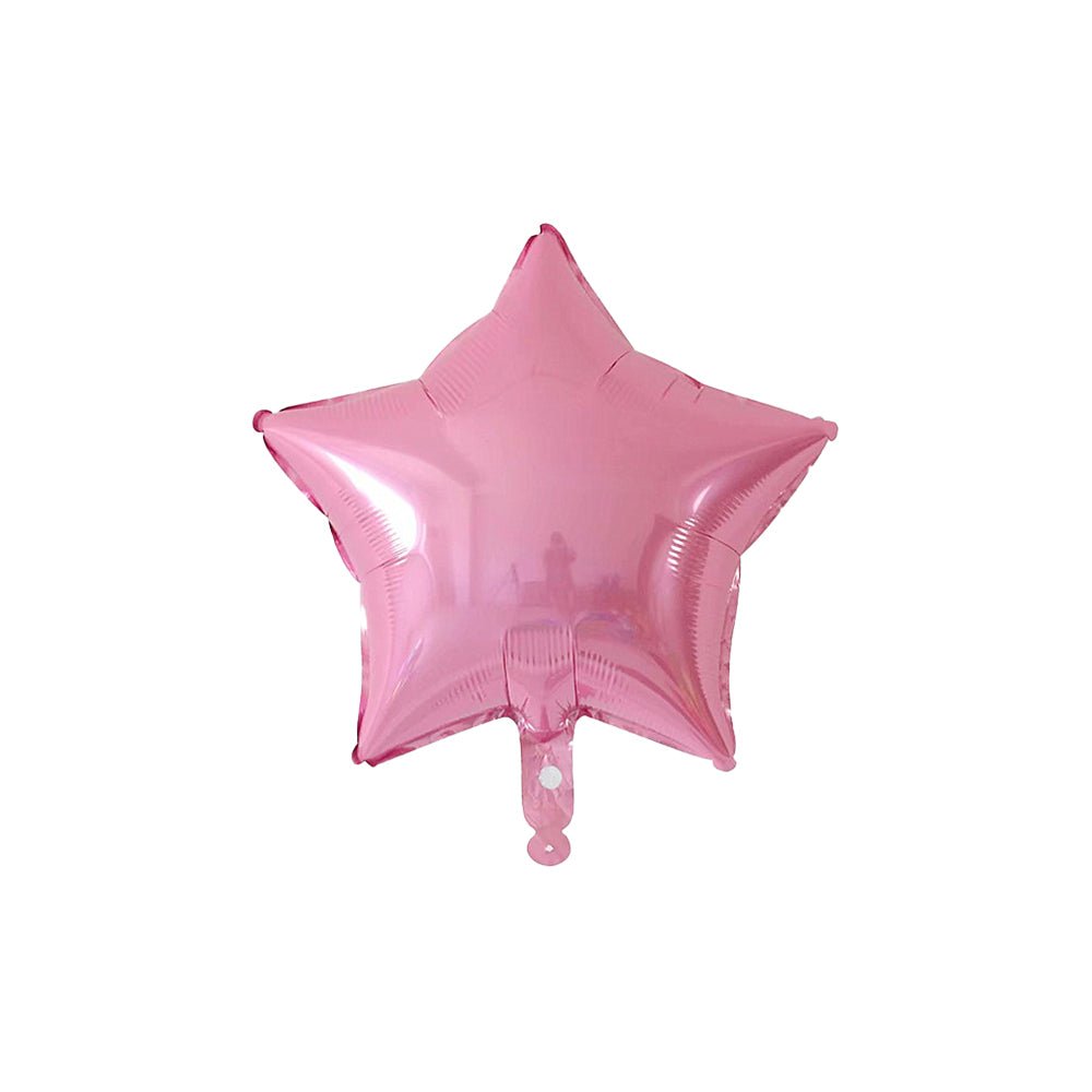 Star Foil Balloon Light Pink Color - aliakbardecoration