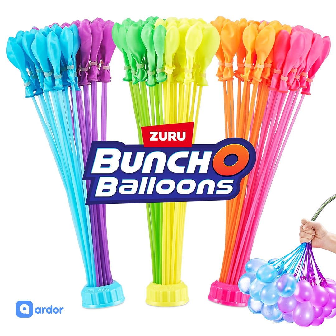 Ultimate Outdoor Fun: Bunch O Balloons Rapid - Filling Neon Water Balloons - aliakbardecoration