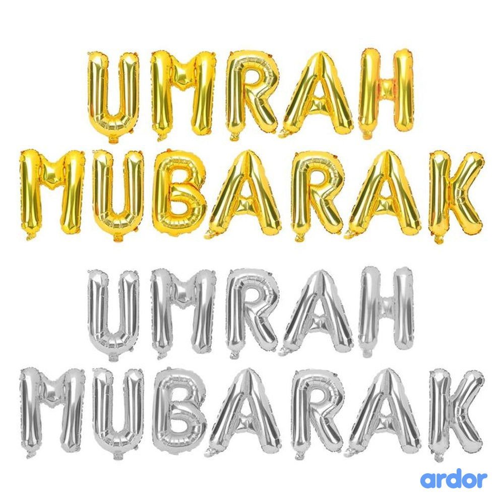 Umrah Mubarak Foil Balloon - aliakbardecoration