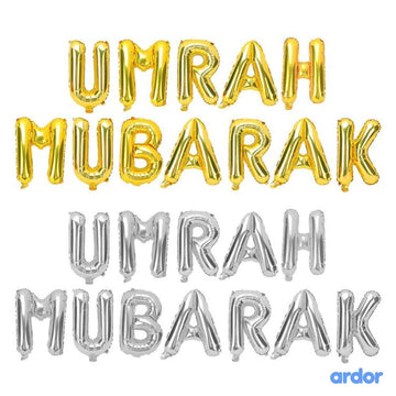 Umrah Mubarak Foil Balloon - aliakbardecoration