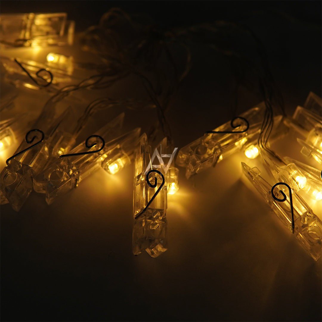 Warm Color Clip Fairy Light 10 String - aliakbardecoration