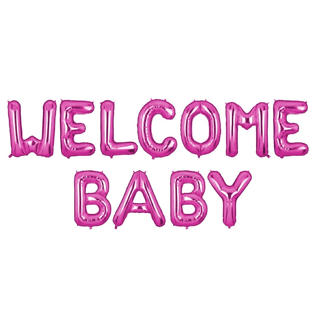 Welcome Baby Foil Balloon Set - aliakbardecoration